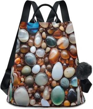SUABO Cobblestone Women Backpack Purse Anti-theft Casual Shoulder Bag Fashion Ladies Bags