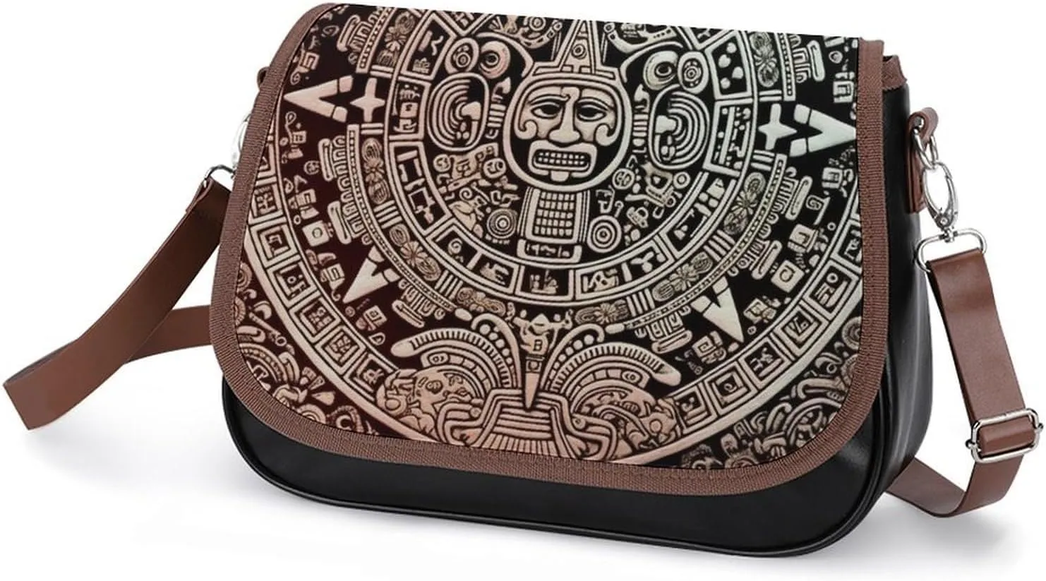 Sugar Skulls Crossbody Bags for Women,PU Leather Tote Bag for Women,Shoulder Bag Purse for Work Shopping Travel