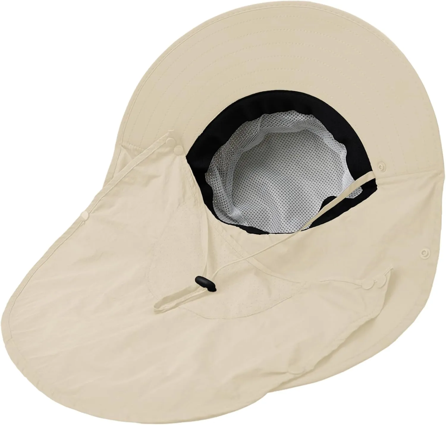 Sun Hat for Men Women with Neck Flap,UPF 50  UV Protective Hiking Fishing Hats,Wide Brim Sun Hat for Women&Men