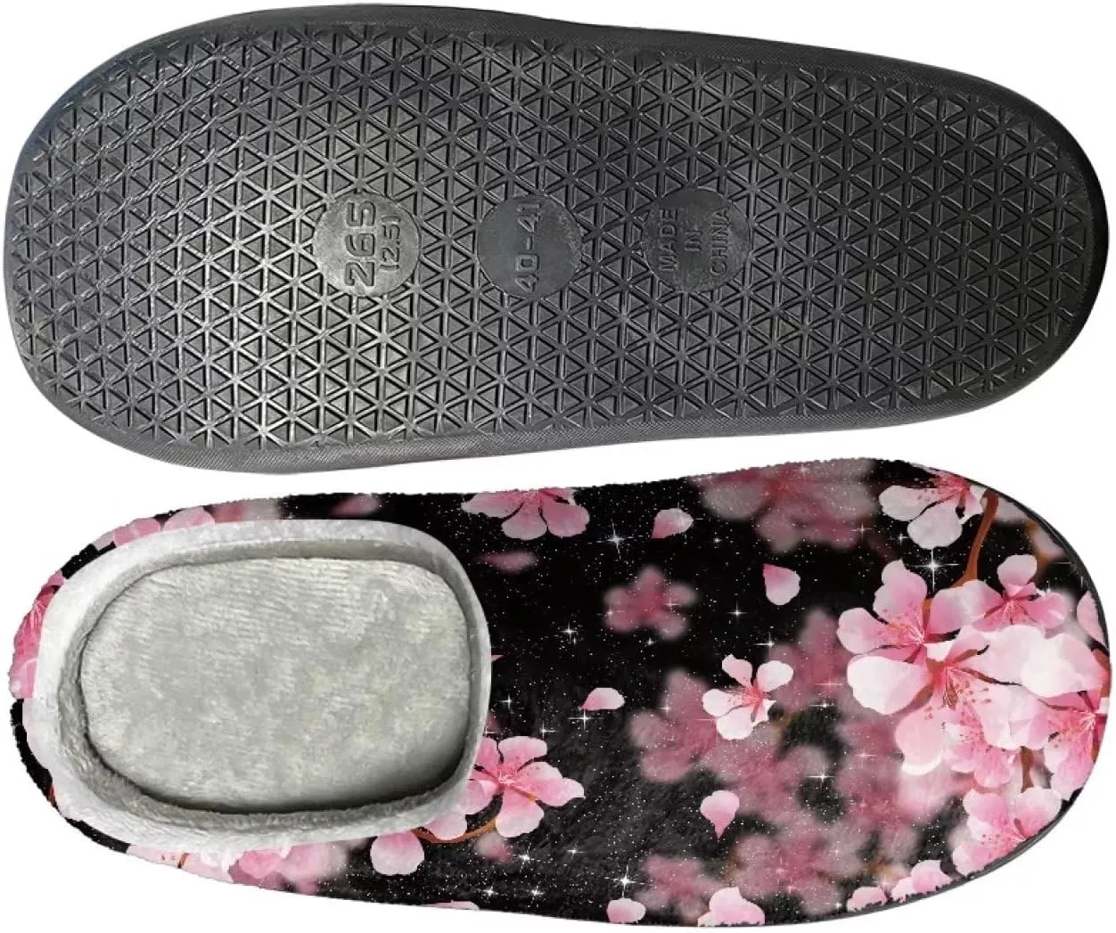 Suobstales Men Slippers Indoor Outdoor House Shoes Slip On Fall Winter Warm Bedroom Slippers for Women