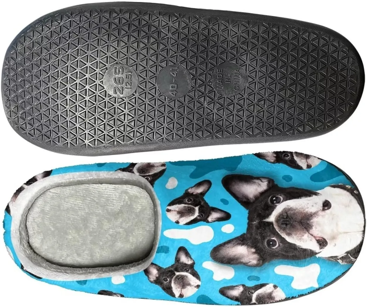 Suobstales Slippers for Women Men Anti-Slip House Sippers Soft Plush Warm Bedroom Shoes, Cozy Indoor Outdoor Slippers
