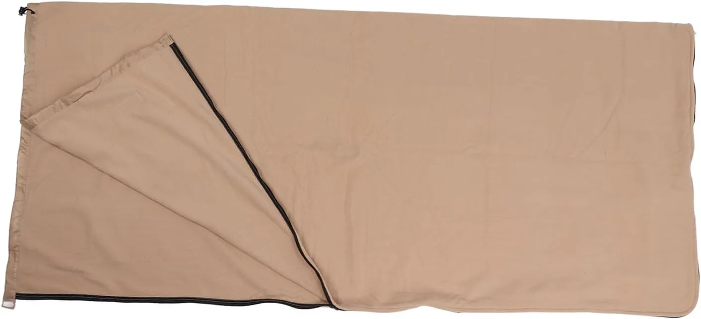 Super Thick Fleece Sleeping Liner with, Soft and Durably Camping Blanket for Travel and Backpacking, Provides Extra Warmth and Comfort