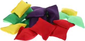 SUPVOX 20Pcs Double Leakproof Small Bean Bags for Toss Game for Outdoor Tossing Activities and Family Fun