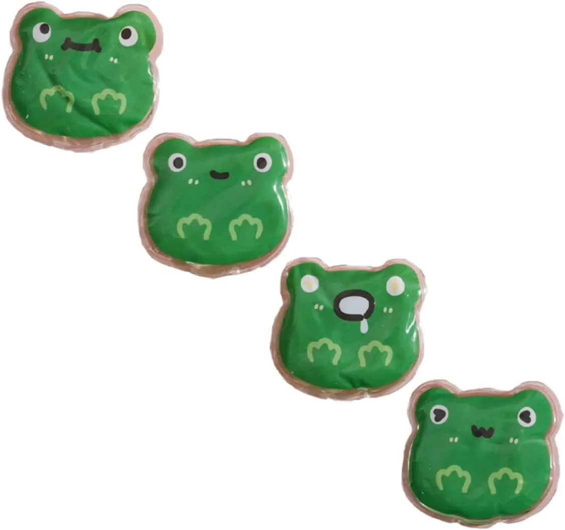 SUPVOX Cartoon Design Electronic Hand Warmers 4pcs Self-Heating Warm Handbags for Cold Days