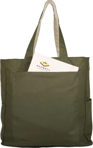 Tag&Crew Reversible Protean Tote Jute Canvas Women's Shoulder Handbag for Lunch & Dinner Dates Daily Shopping Weekend Travel