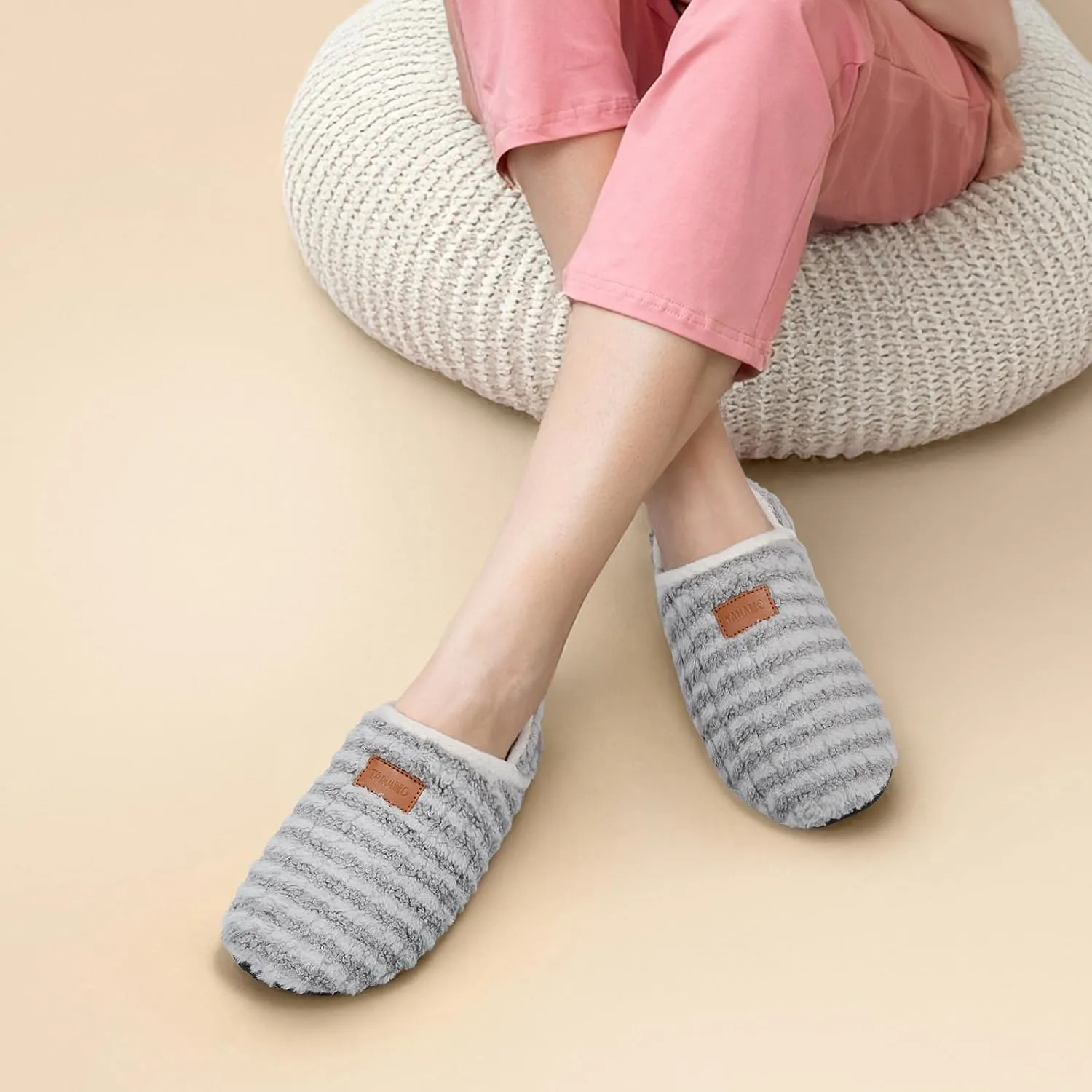 Tanamo House Slippers for Women Men Indoor Barefoot Slippers Socks Slip on House Shoes Cozy Comfy Slippers for Home Bedroom Travel Yoga