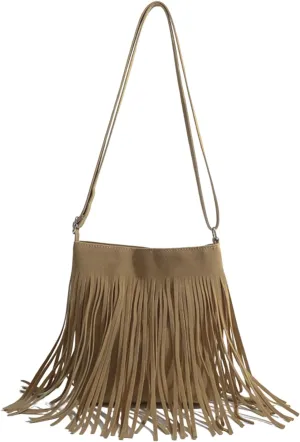 Tassel Crossbody Bag for Women, Fashion Ladies' Shoulder Bag
