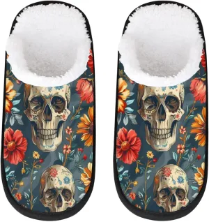 Tavisto Cozy Travel Slippers for Women Men, Non-Slip Sole Fleece Lining Washable House Shoes