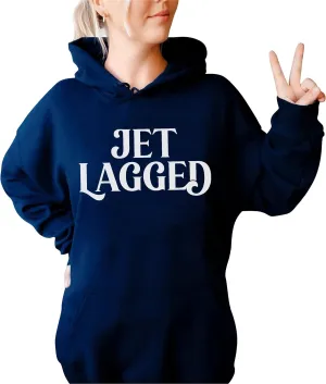 TEEAMORE Jet Lagged Sweatshirt Travel Airplane Mode Adventure Vacation Mode Jet Lag Crewneck