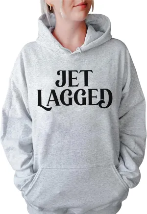 TEEAMORE Jet Lagged Sweatshirt Travel Airplane Mode Adventure Vacation Mode Jet Lag Crewneck