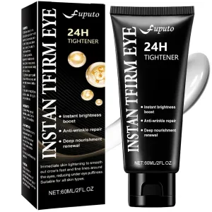 Temporary Instant Eye Tightener Cream - 60 ML Quickly Reduces Dark Circles, Eye Bags, Puffiness and Fine Lines for Anti-Aging and Firming, Provides