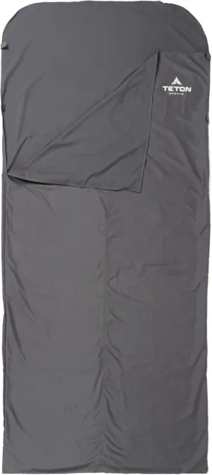 TETON Sports Sleeping Bag Liner; A Clean Sheet Set Anywhere You Go; Perfect for Travel, Camping, and Anytime You’re Away from Home Overnight; Machine Washable; Travel Sheet Set for Your Sleeping Bag