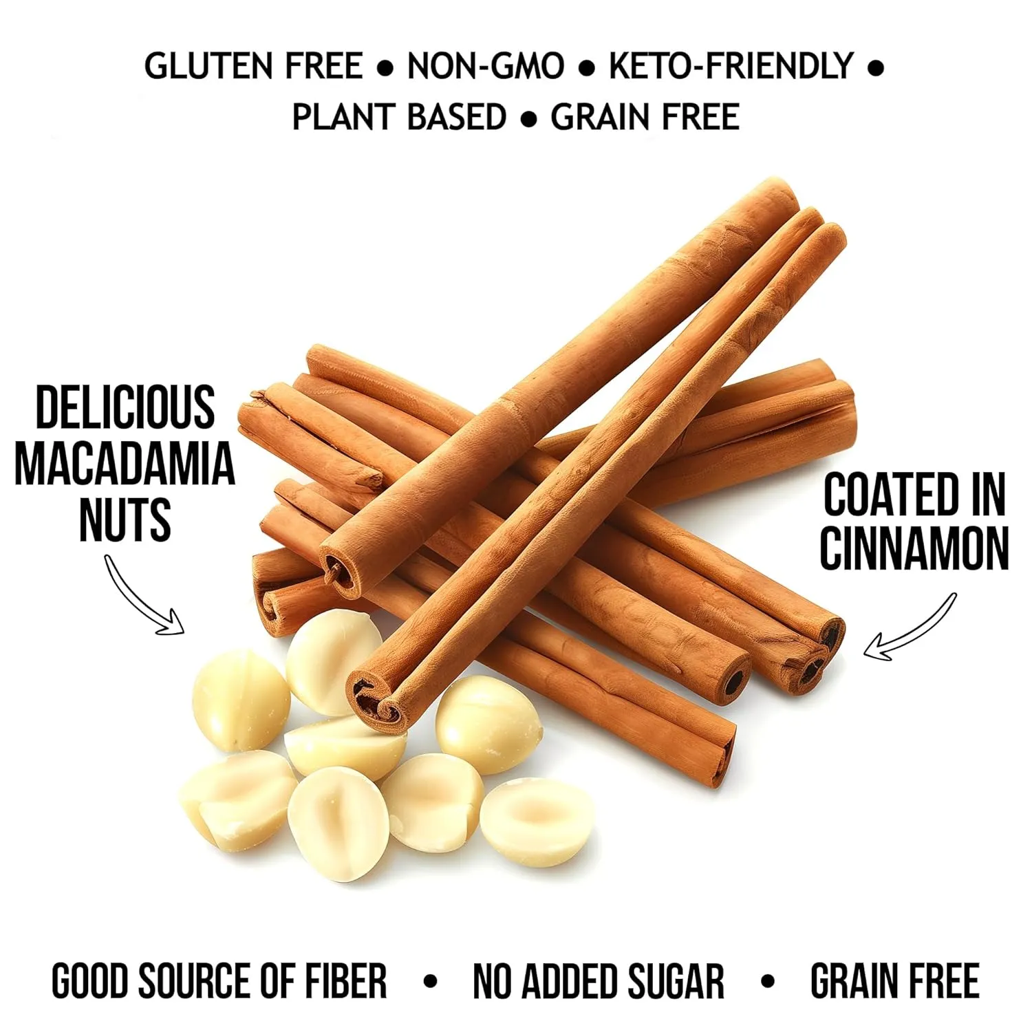 TGB Variety Keto Nuts, No Added Sugar, Gluten Free, Healthy Low Carb Snack, 8oz Bags (Pack of 3)