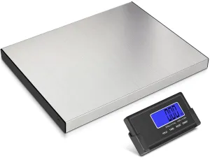 THINKSCALE 440lbs/10g Shipping Scale, Wireless LCD Displays, Heavy Duty Weight Scale Postal Scale, Stainless Steel Large Platform, Scale for Packages, Luggage Scale