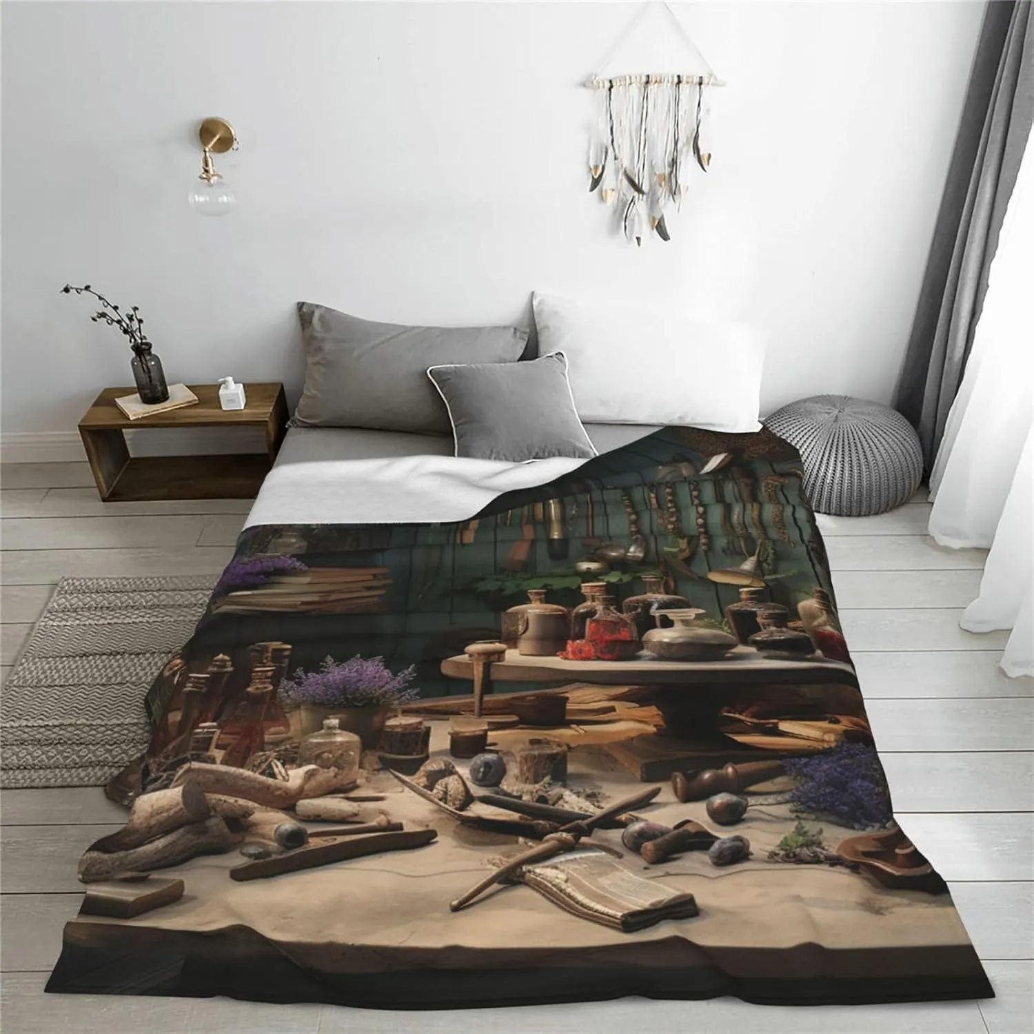 Throw Blanket Soft Cozy Bed Blanket 40"x30" Reversible Plush Blanket Workshop Flannel Blankets Warm Cozy Throws for Sofa Lightweight Blankets for Couch Bed