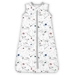 Toddler Sleep Sack 2t-3t-4t, 1.0 TOG Sleep Sack with Sleeveless, Cozy Premium Baby Wearable Blanket with 2-way Safe Zipper All Season Sleeping Bags, 1-pack