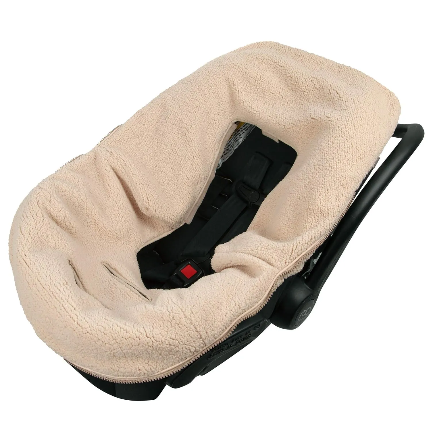 Tomy Cole Bundle Me Winter Baby Car Seat Cover and Bunting Bag - Sherpa Lined Infant Car Seat and Baby Carrier Cover - Cozy Winter Baby Car Seat Covers - Original Shearling