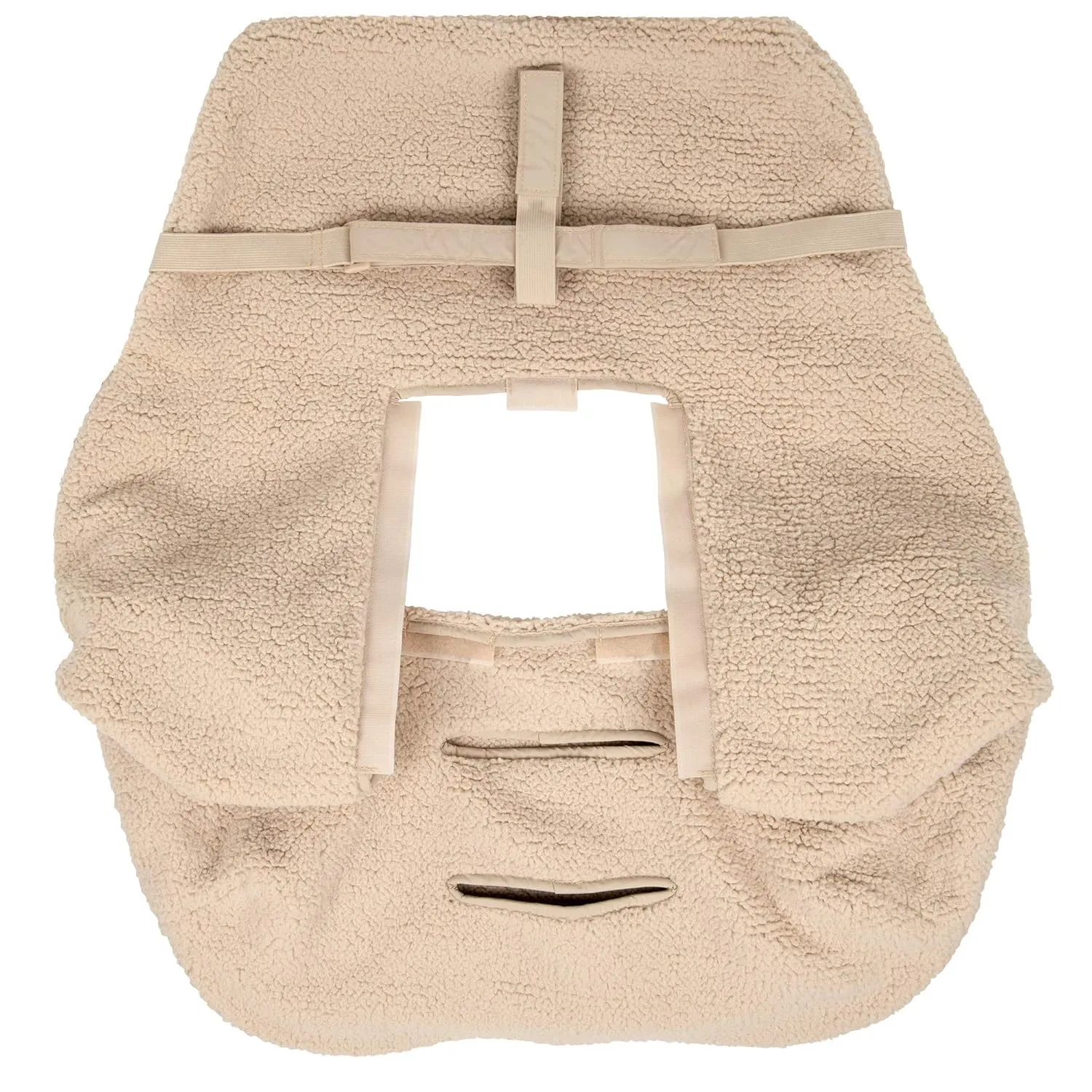 Tomy Cole Bundle Me Winter Baby Car Seat Cover and Bunting Bag - Sherpa Lined Infant Car Seat and Baby Carrier Cover - Cozy Winter Baby Car Seat Covers - Original Shearling