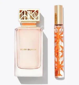 Tory Burch Women's Eau de Parfum Set, 3.4 fl oz and 0.3 fl oz Travel Spray