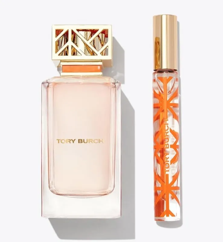 Tory Burch Women's Eau de Parfum Set, 3.4 fl oz and 0.3 fl oz Travel Spray