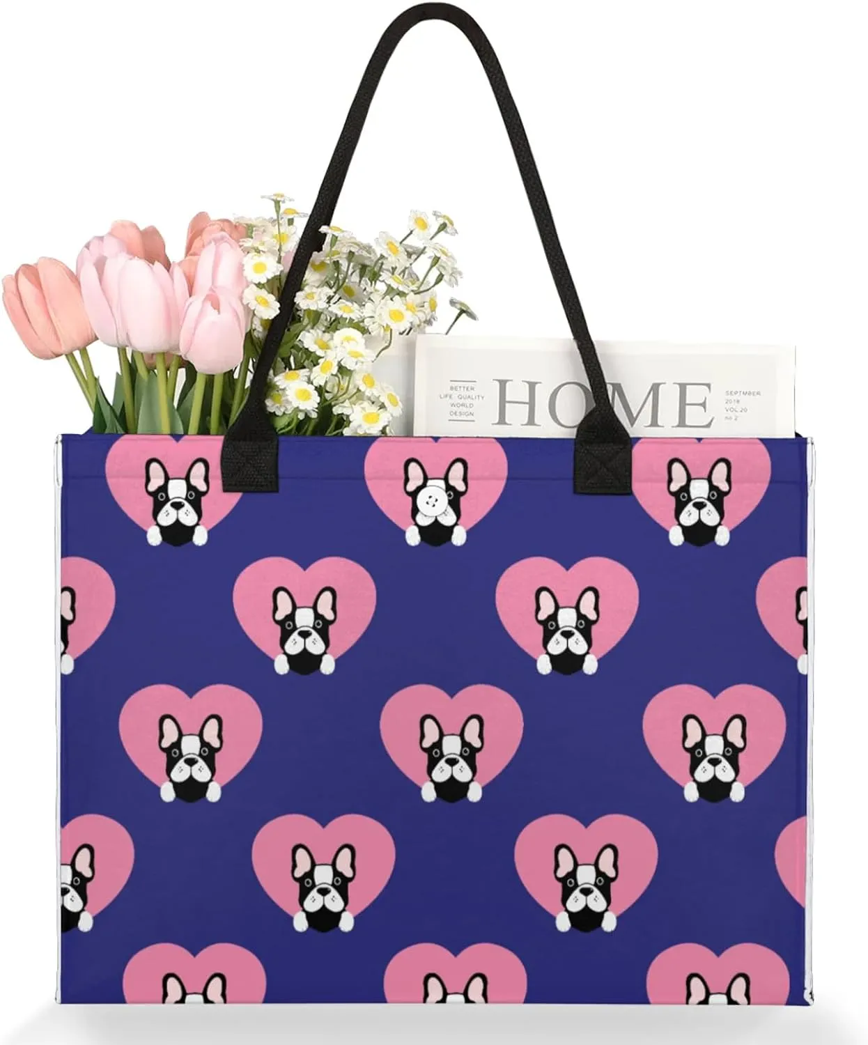 Tote Bag for Women Reusable Canvas Shoulder Bag