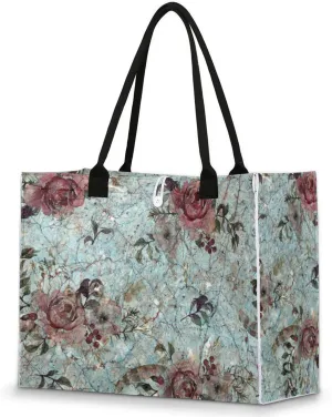 Tote Bag for Women Reusable Canvas Shoulder Bag