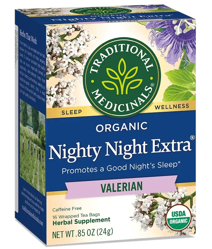 Traditional Medicinals - Organic Nighty Night Extra® Tea, 16 Bags