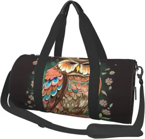 Travel Bag For Women,Anime Owl Print Personal Item Duffle Bags,Weekend Travel Duffel Tote Bag,Travel Sport Gym Bag For Men,Airplane Travel Essentials For Flying