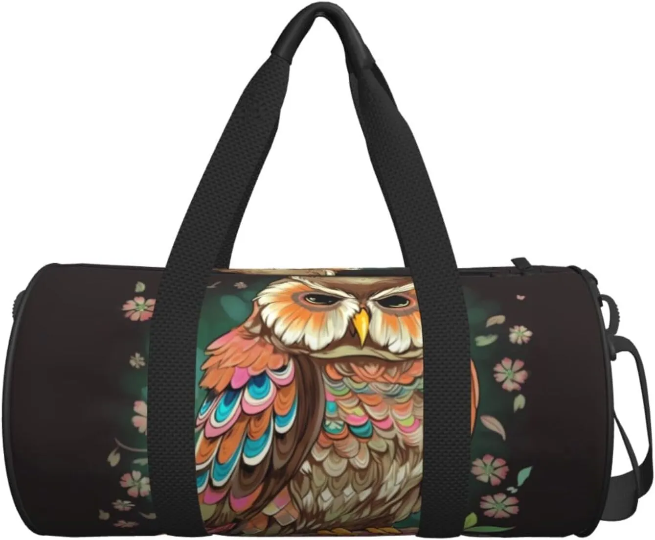 Travel Bag For Women,Anime Owl Print Personal Item Duffle Bags,Weekend Travel Duffel Tote Bag,Travel Sport Gym Bag For Men,Airplane Travel Essentials For Flying