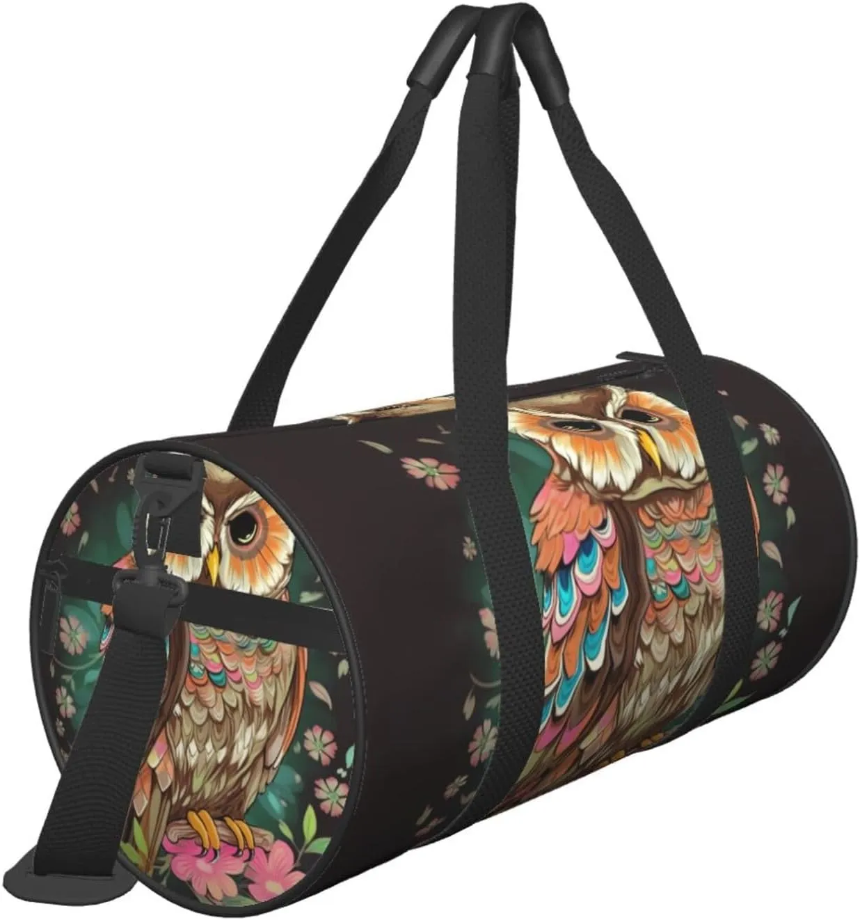 Travel Bag For Women,Anime Owl Print Personal Item Duffle Bags,Weekend Travel Duffel Tote Bag,Travel Sport Gym Bag For Men,Airplane Travel Essentials For Flying