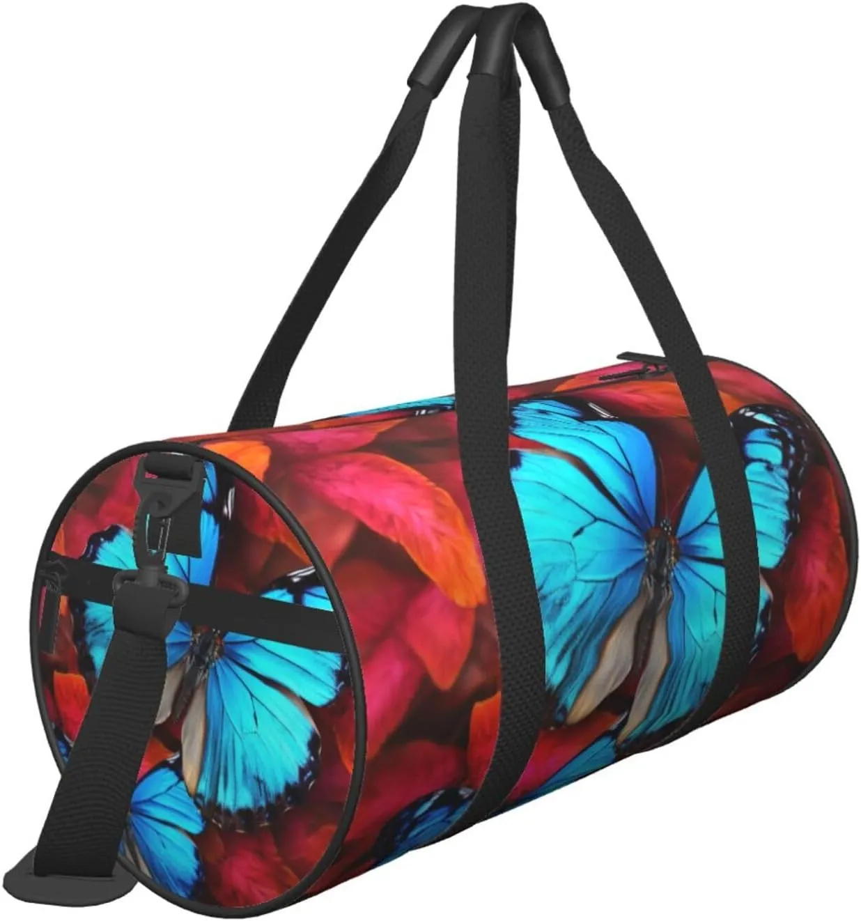 Travel Bag For Women,Beautiful Butterflies Print Personal Item Duffle Bags,Weekend Travel Duffel Tote Bag,Travel Sport Gym Bag For Men,Airplane Travel Essentials For Flying
