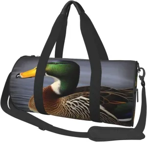 Travel Bag For Women,Mallard Duck Print Personal Item Duffle Bags,Weekend Travel Duffel Tote Bag,Travel Sport Gym Bag For Men,Airplane Travel Essentials For Flying