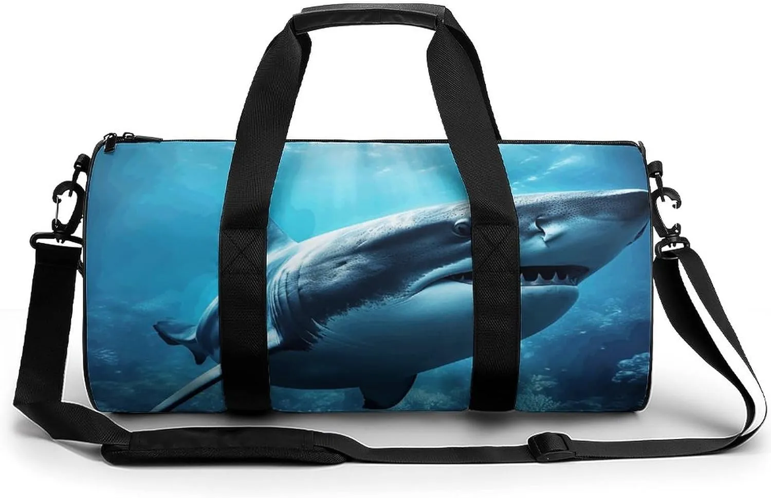 Travel Duffel Bag Weekender Bags for Men Women Large Capacity Overnight Bags Fish in The Travel Sports Gym Bag Canvas Carry On Tote Bags for Travel Yoga