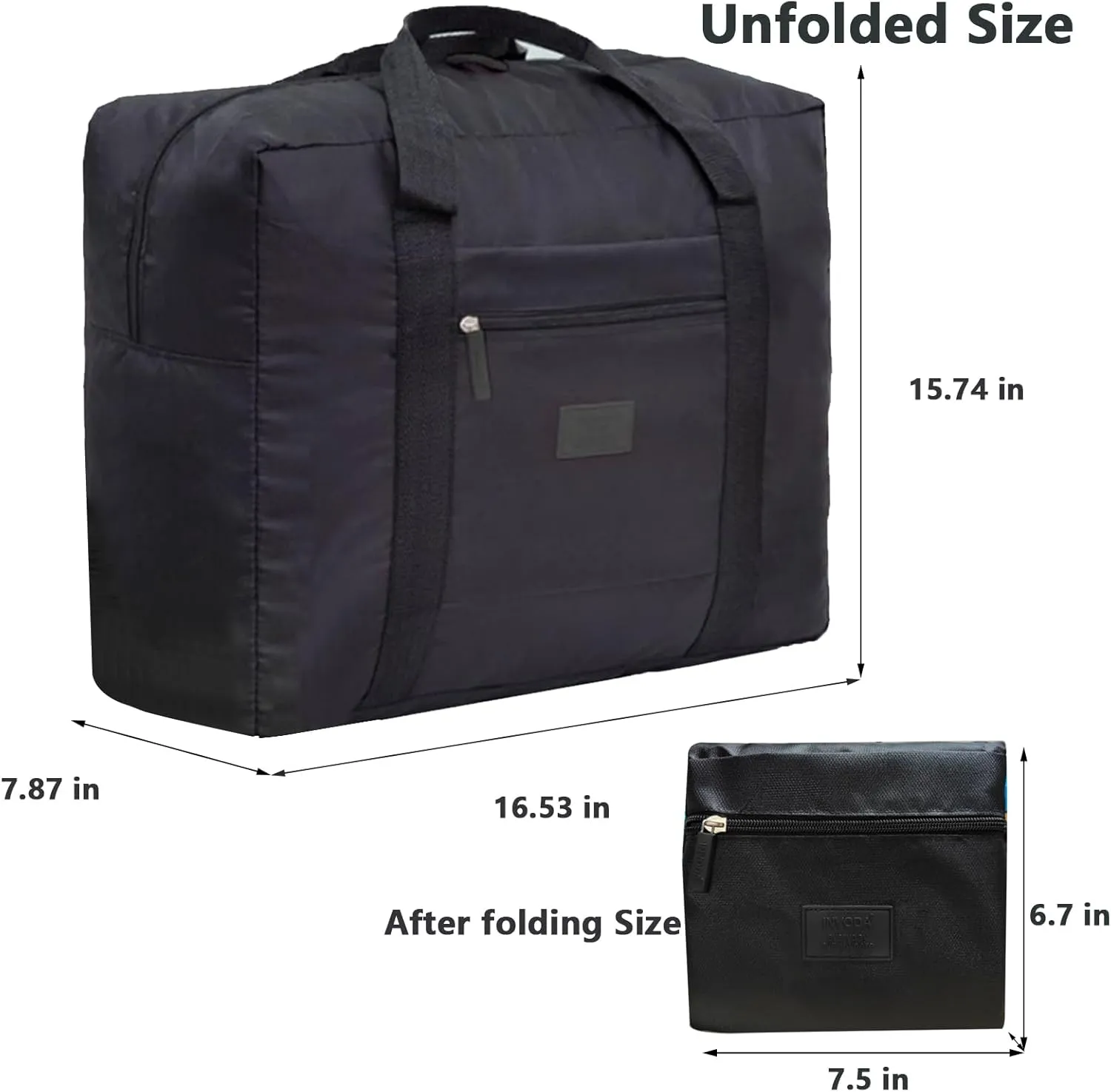 Travel Duffel Bags 12 PCS Foldable Travel Bag Tote Carry on Luggage Waterproof Sports Gym Bag Lightweight Large Weekender Overnight Bag for Women and Men (12 PCS)