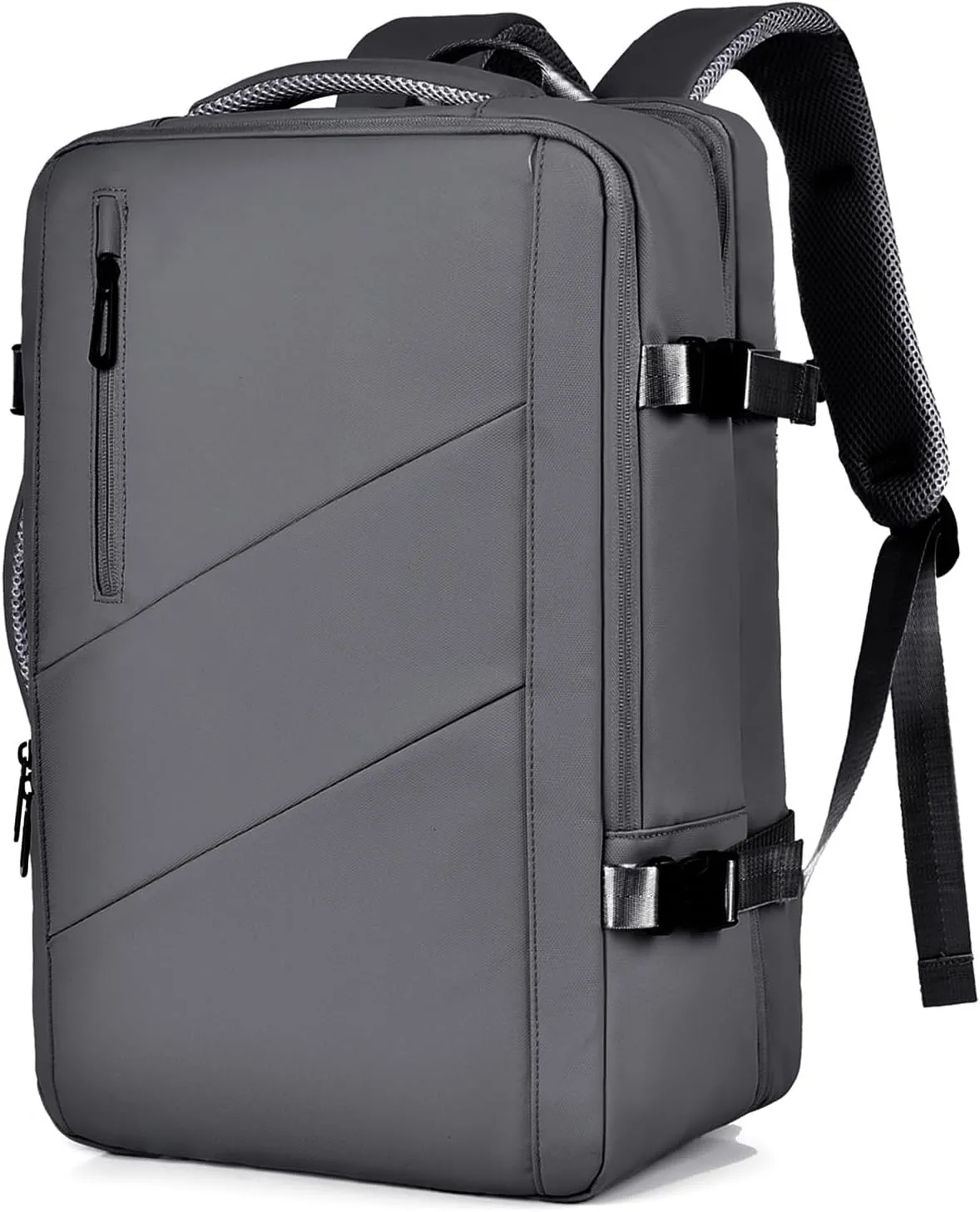 Travel laptop Backpack For Women Airline Approved, Carry On Backpack for 16 inch laptop with shoe compartment (grey)