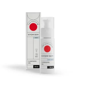 Travel Size Cleansing Gel 1 fl.oz. With 5-ALA, AHA, Hyaluronic Acid Moisturizing Vegan Facial Cleanser Gel Make Up Remover Face Wash