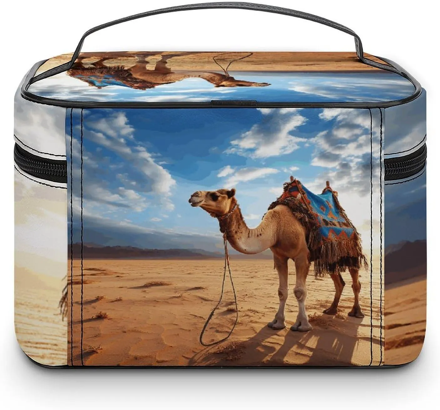 Travel Toiletry Bag for Women And Men,Camel Sky Toiletry Organizer, Makeup Bag Travel Organizer for Shampoo,Toiletries