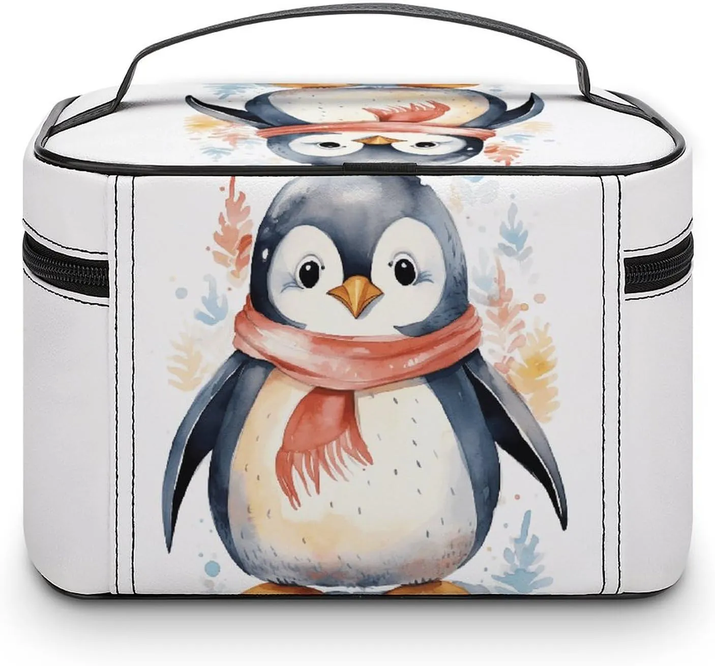 Travel Toiletry Bag for Women And Men,Cute Cartoon Penguin Toiletry Organizer, Makeup Bag Travel Organizer for Shampoo,Toiletries
