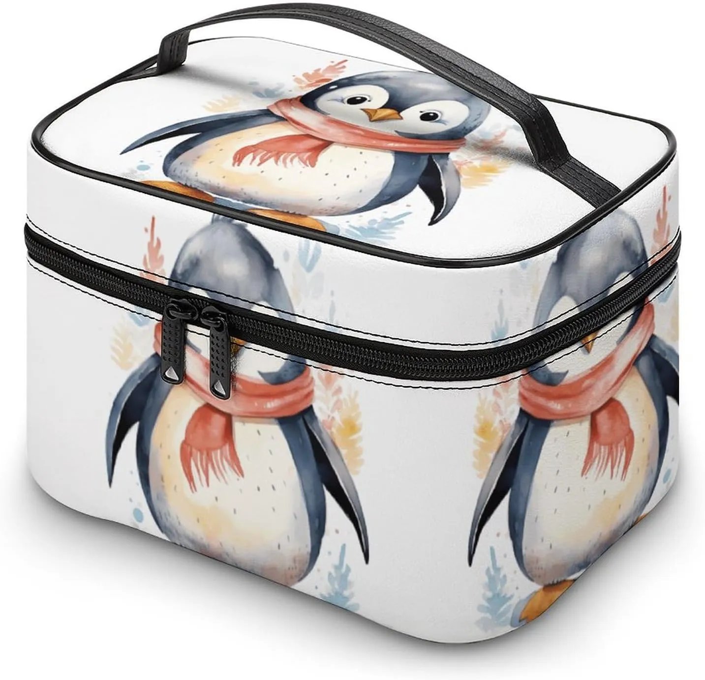 Travel Toiletry Bag for Women And Men,Cute Cartoon Penguin Toiletry Organizer, Makeup Bag Travel Organizer for Shampoo,Toiletries