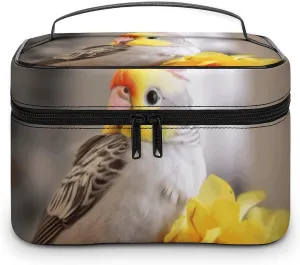 Travel Toiletry Bag for Women And Men,Cute Cockatiel Toiletry Organizer, Makeup Bag Travel Organizer for Shampoo,Toiletries