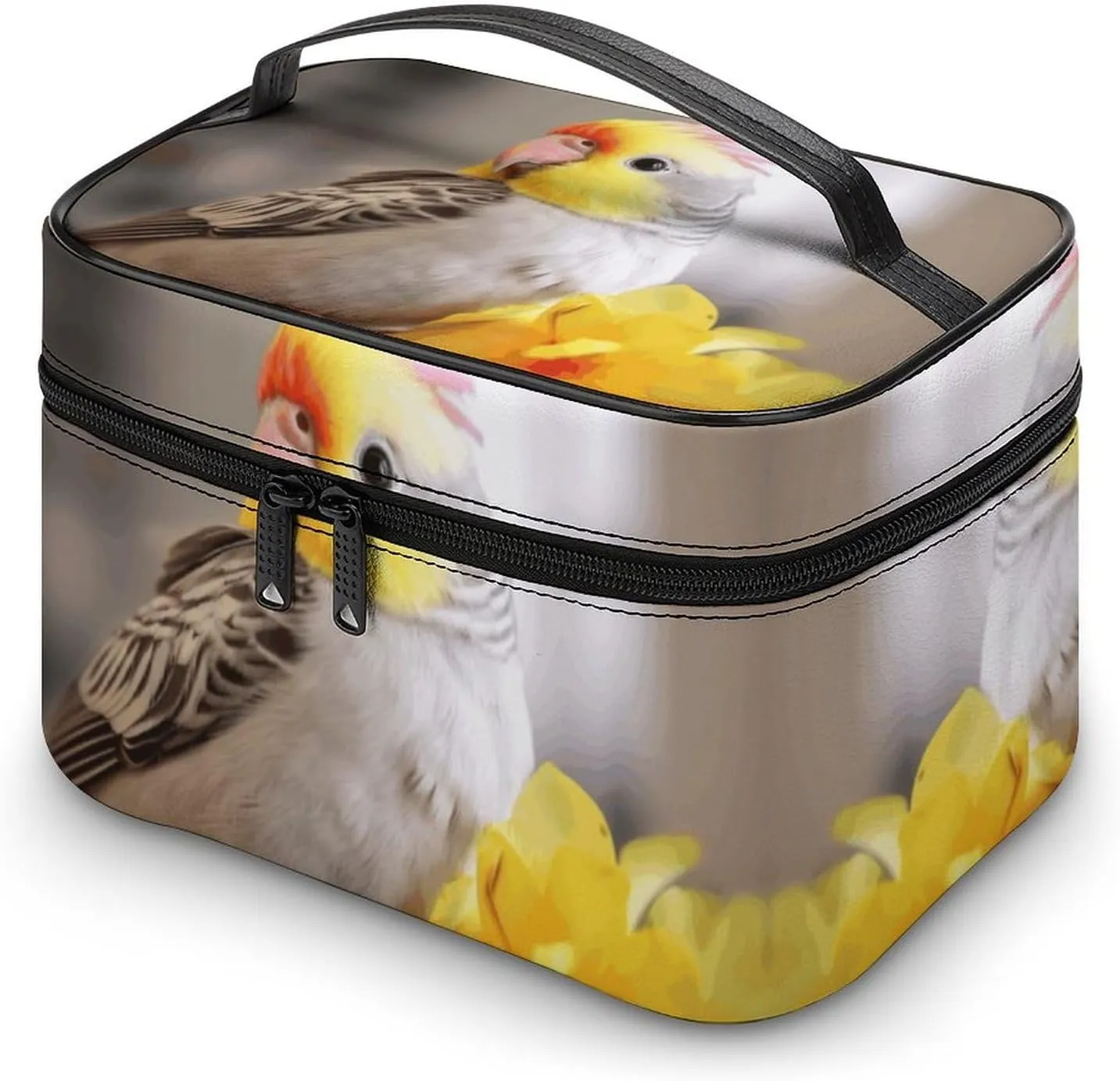 Travel Toiletry Bag for Women And Men,Cute Cockatiel Toiletry Organizer, Makeup Bag Travel Organizer for Shampoo,Toiletries