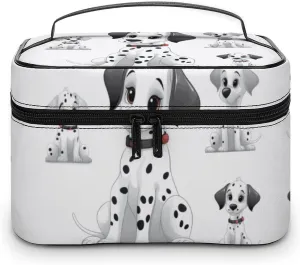Travel Toiletry Bag for Women And Men,Cute Dalmatian Toiletry Organizer, Makeup Bag Travel Organizer for Shampoo,Toiletries