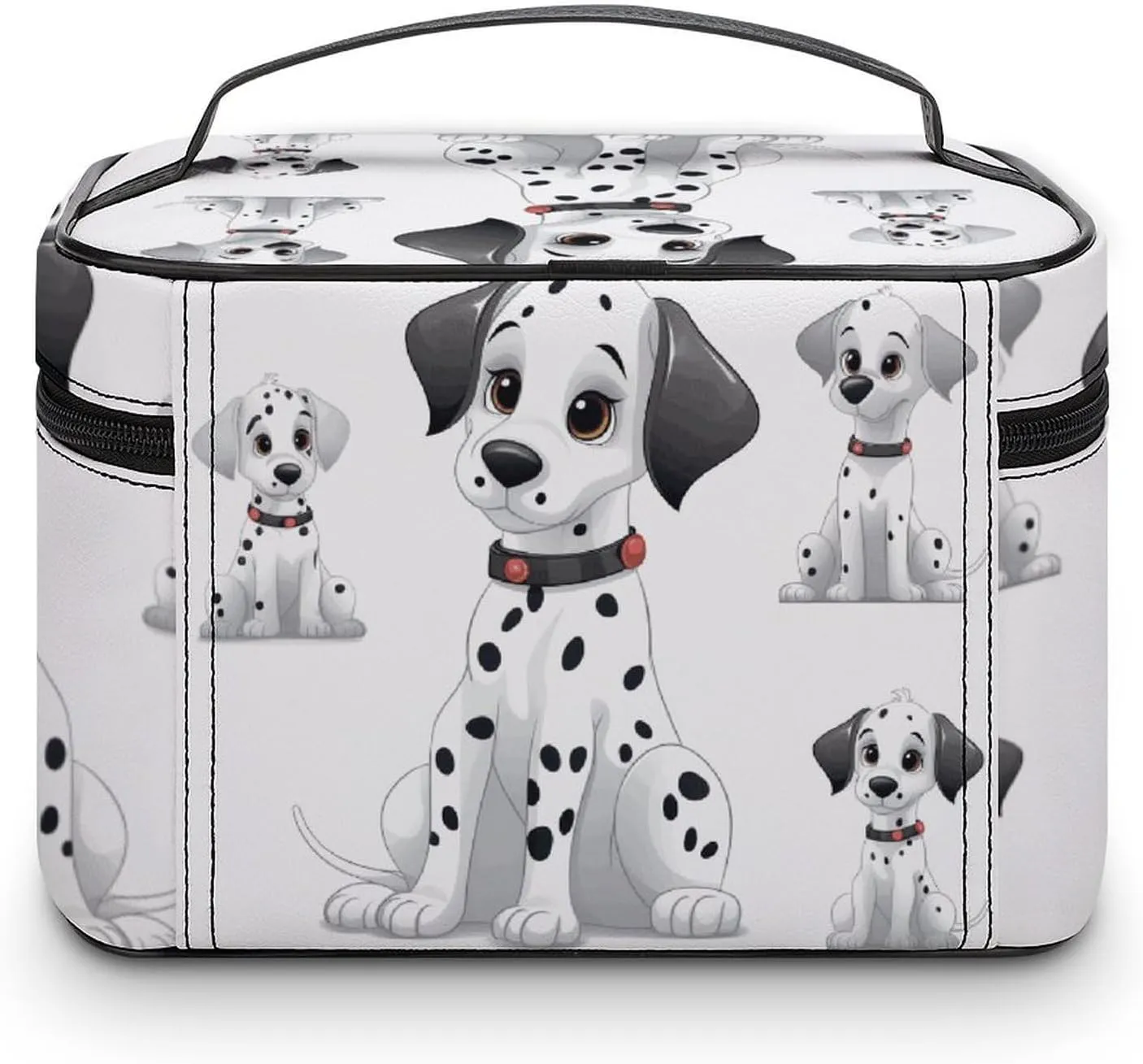 Travel Toiletry Bag for Women And Men,Cute Dalmatian Toiletry Organizer, Makeup Bag Travel Organizer for Shampoo,Toiletries
