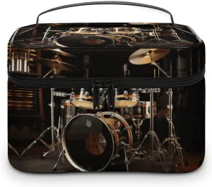 Travel Toiletry Bag for Women And Men,Drum Set Toiletry Organizer, Makeup Bag Travel Organizer for Shampoo,Toiletries