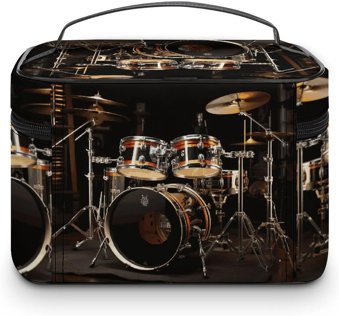 Travel Toiletry Bag for Women And Men,Drum Set Toiletry Organizer, Makeup Bag Travel Organizer for Shampoo,Toiletries