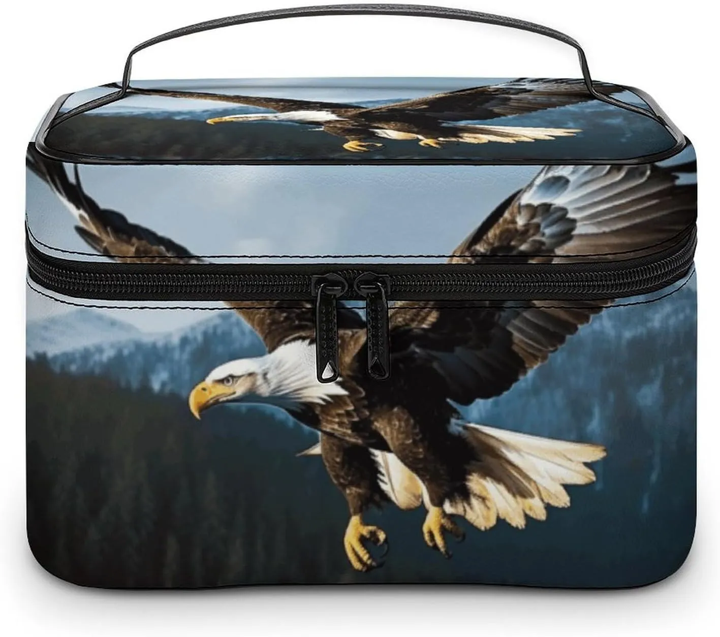 Travel Toiletry Bag for Women And Men,Eagle at Hunting Toiletry Organizer, Makeup Bag Travel Organizer for Shampoo,Toiletries