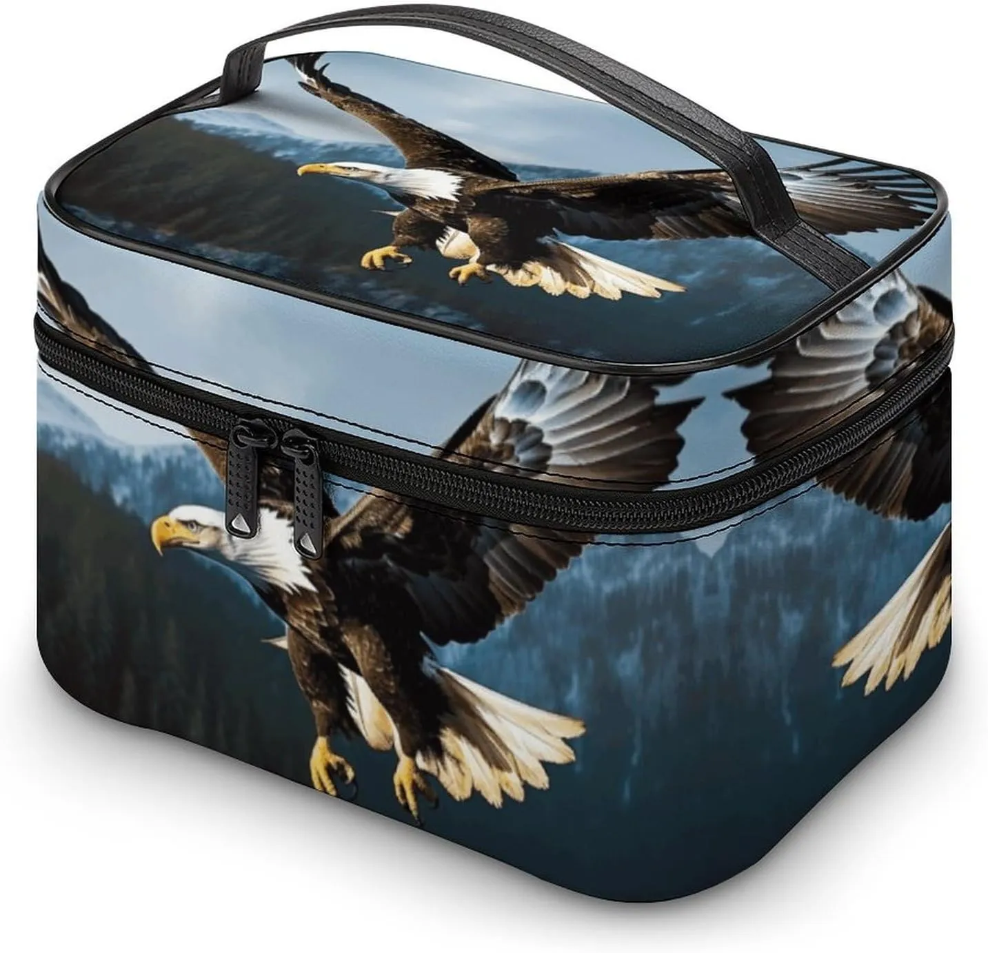 Travel Toiletry Bag for Women And Men,Eagle at Hunting Toiletry Organizer, Makeup Bag Travel Organizer for Shampoo,Toiletries