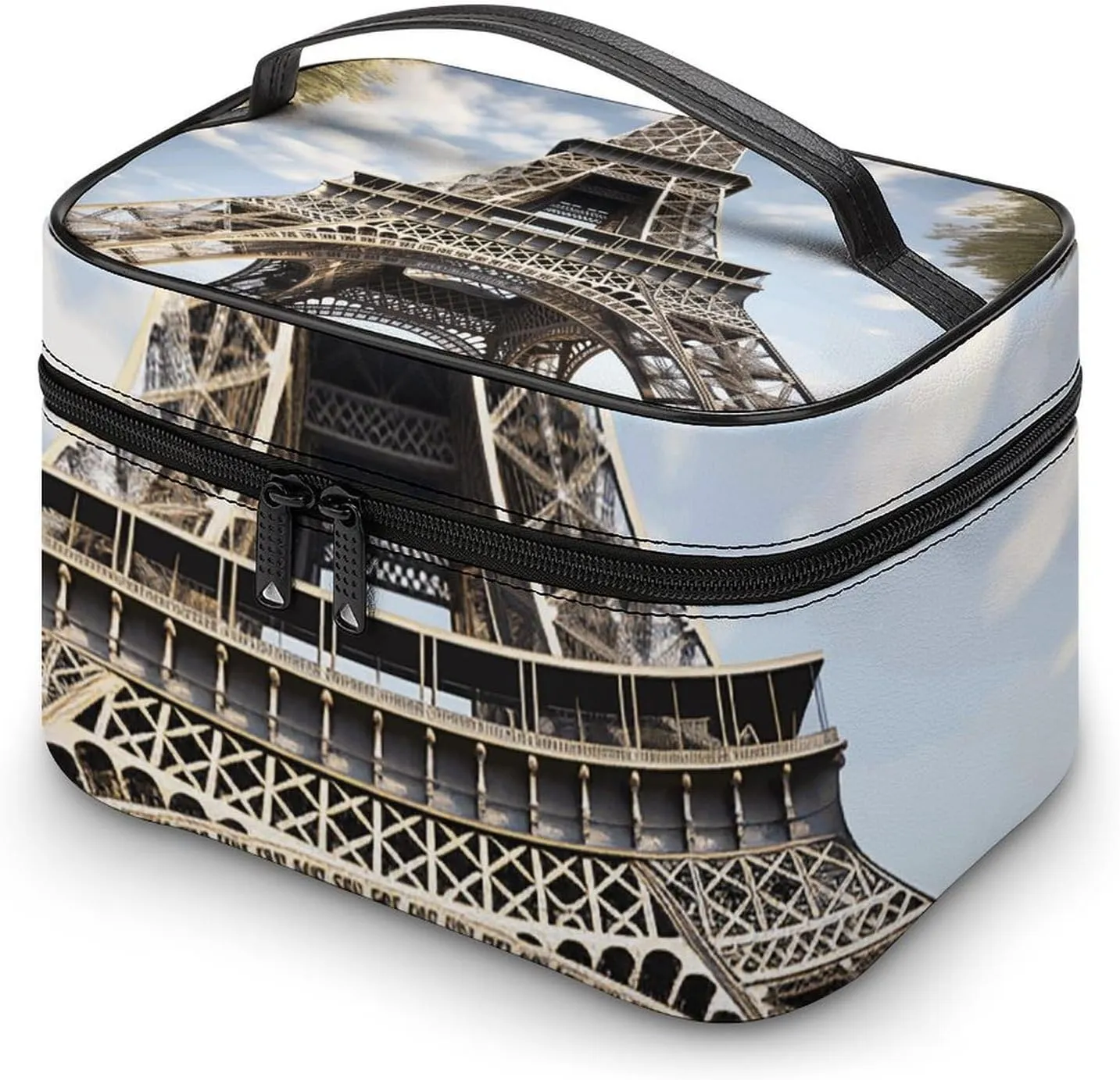 Travel Toiletry Bag for Women And Men,Eiffel Tower French Paris Monument Toiletry Organizer, Makeup Bag Travel Organizer for Shampoo,Toiletries
