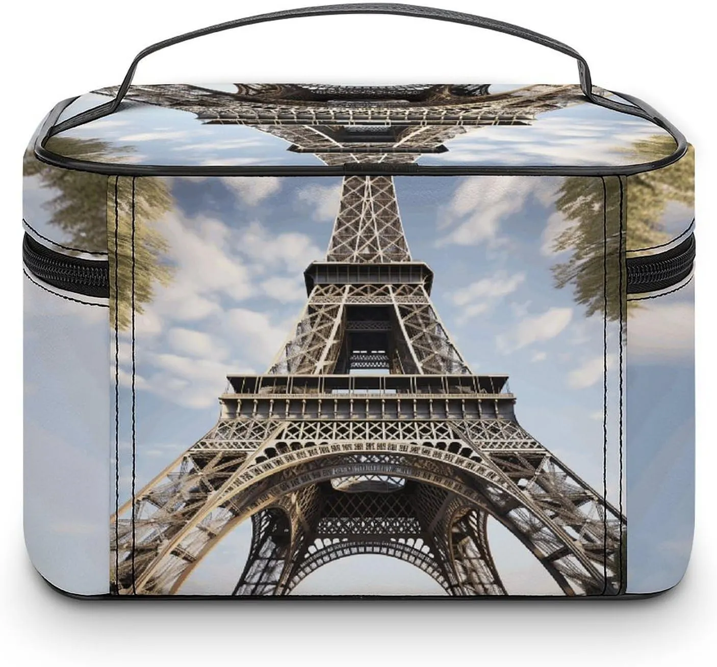 Travel Toiletry Bag for Women And Men,Eiffel Tower French Paris Monument Toiletry Organizer, Makeup Bag Travel Organizer for Shampoo,Toiletries