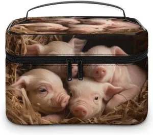 Travel Toiletry Bag for Women And Men,Four Little Pigs Toiletry Organizer, Makeup Bag Travel Organizer for Shampoo,Toiletries